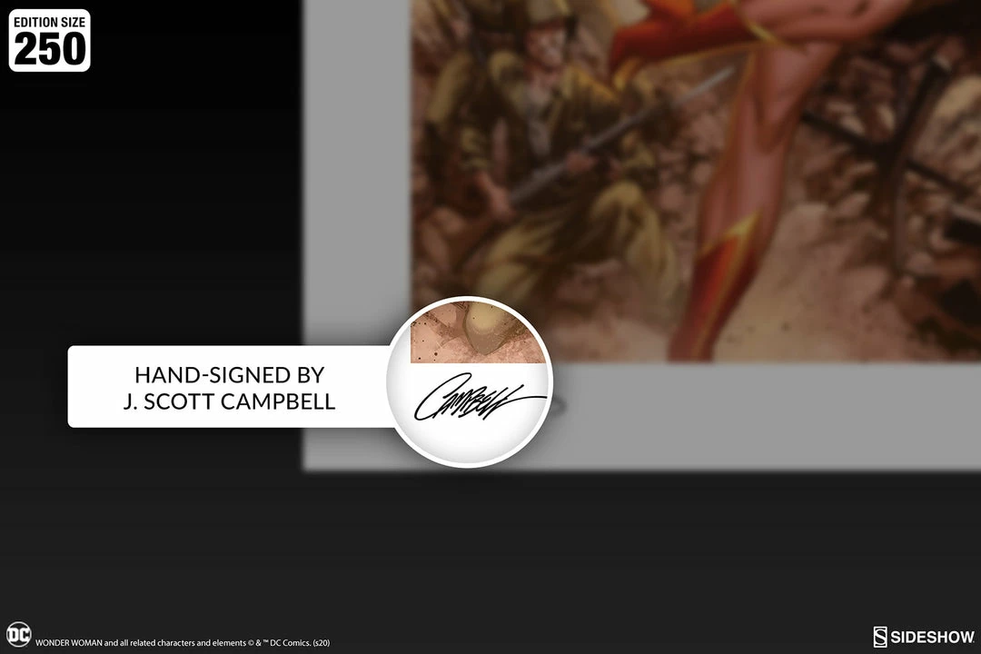 Discount 🔔 Wonder 👩 Woman #750: WWII Art Print By J. Scott Campbell Sideshow Collectibles Art Work Murals & Prints ✨ 4 Wonder Woman #750: WWII Art Print By J. Scott Campbell Sideshow Collectibles Art Work Murals & Prints