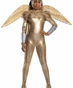 DC Comics Costumes Deluxe Wonder Woman Gold Armor Womens Costume