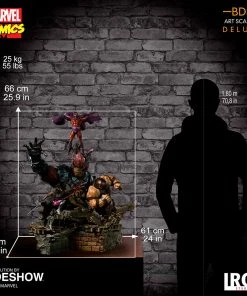 X-Men VS Sentinel #2 (Deluxe) 1:10 Scale Statue By Iron Studios Art Scale 1:10 - Battle Diorama Series - Marvel Comics