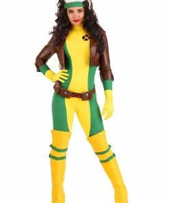 Halloweeencostumes.com Cosplay, Halloween Costumes X-Men Women's Rogue Premium Costume Marvel